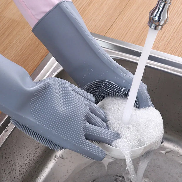 SuperScrub Silicone Gloves