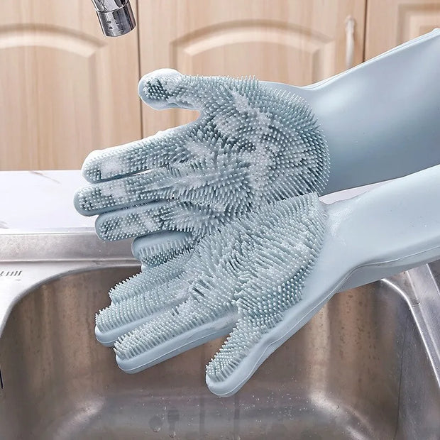 SuperScrub Silicone Gloves