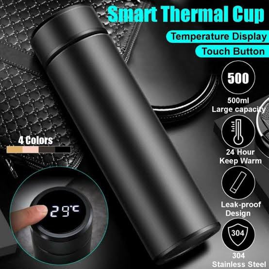 Smart LED Temperature Display water bottle