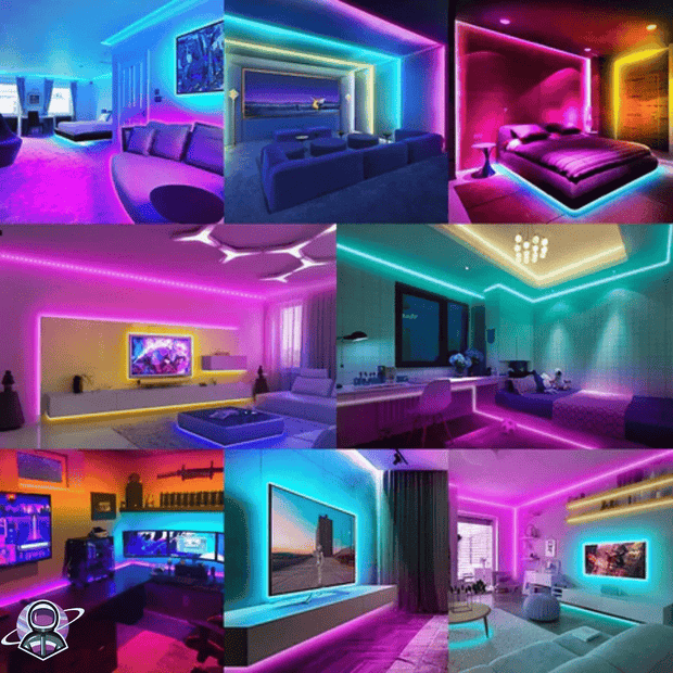Smart RGB LED Strip Lights – Vibrant Colors, Music Sync, & App Control
